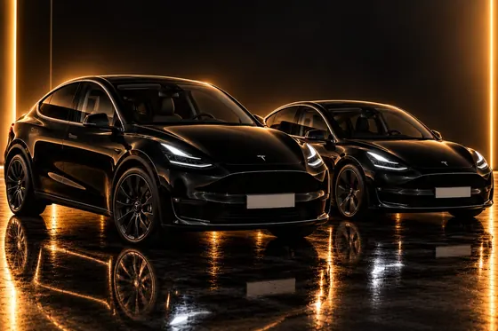 Electric Economy Sedan — Tesla Model 3, Model Y or equivalent
